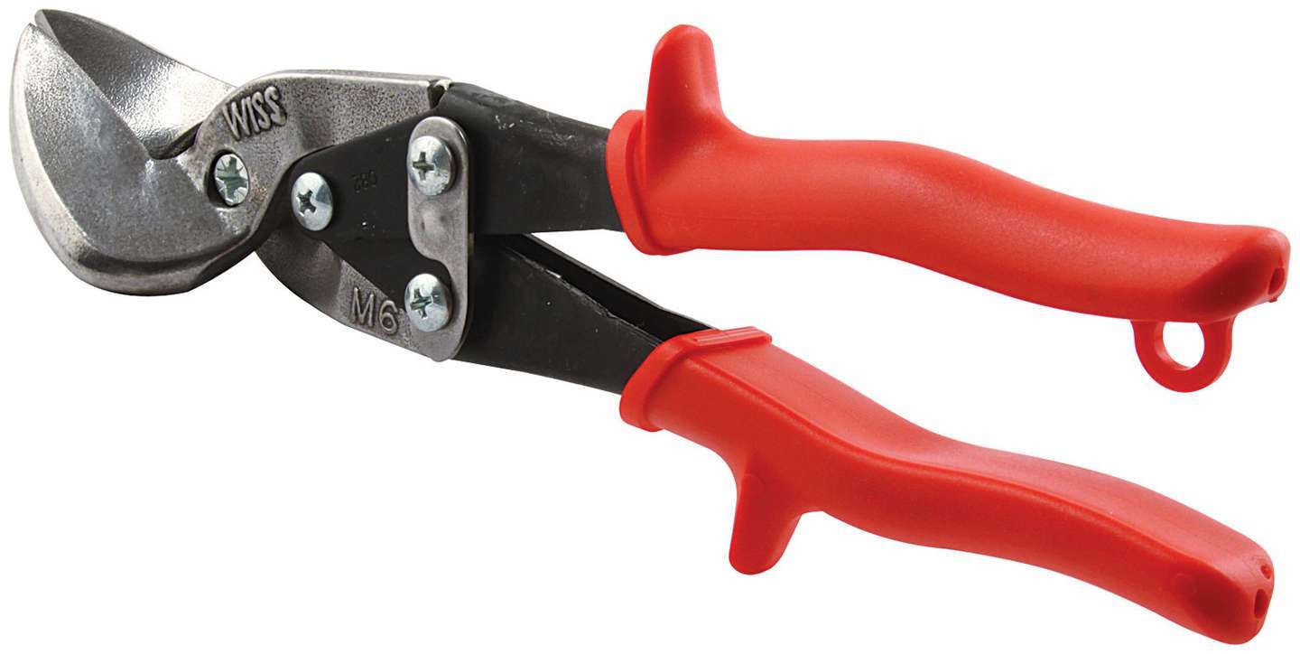 Allstar 11030 Offset Tin Snips Red Straight and LH Cut