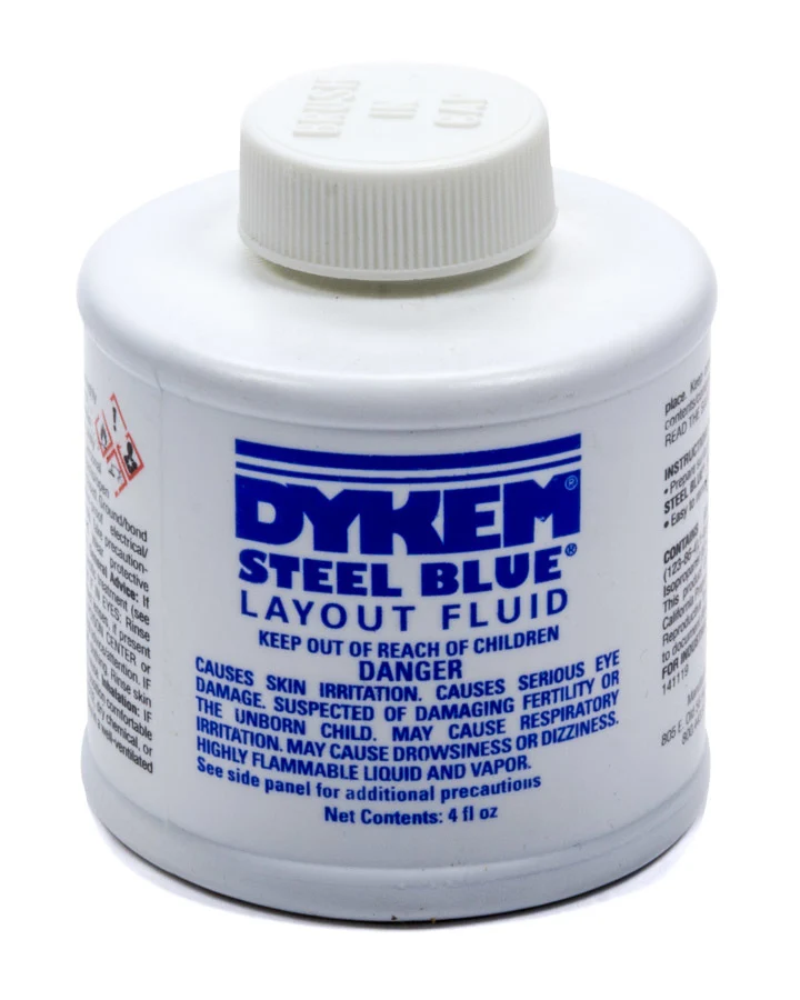 Allstar 12070 Dykem Layout Fluid 4oz Brush in Cap