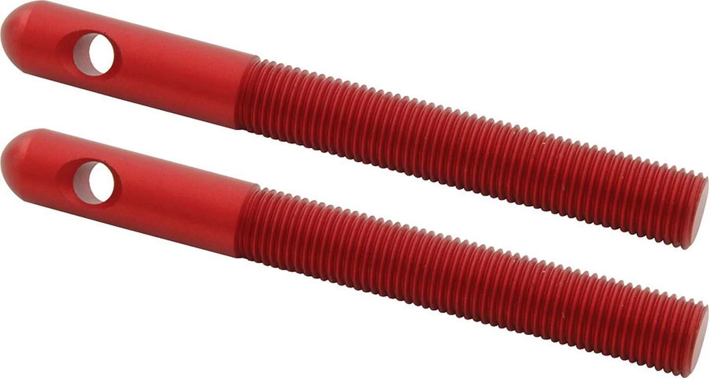Allstar 18488 Repl Aluminum Pins 3/8in Red 2pk