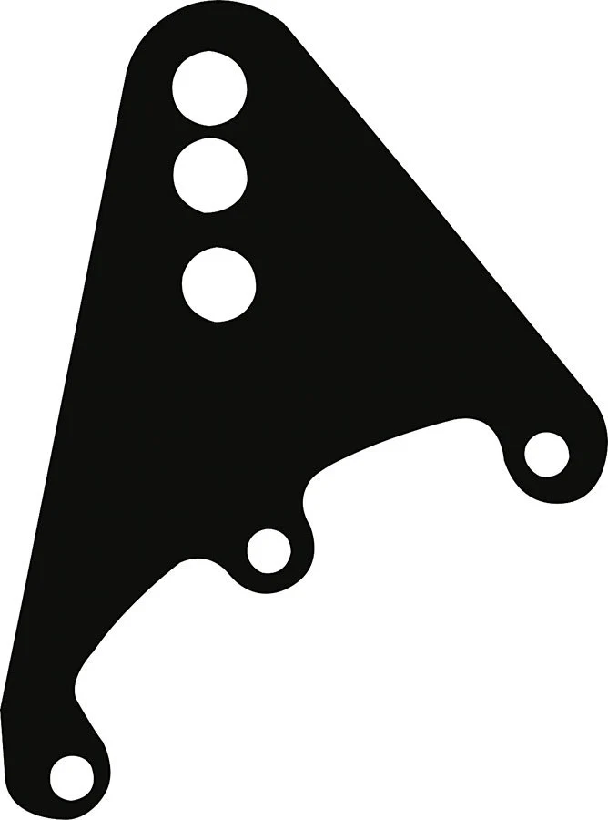 Allstar 60150 Upper Link Brackets 1pr Steel 3 Hole