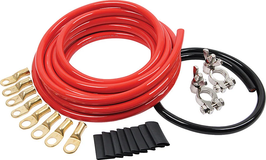 Allstar 76110 Battery Cable Kit 2 Gauge 1 Battery
