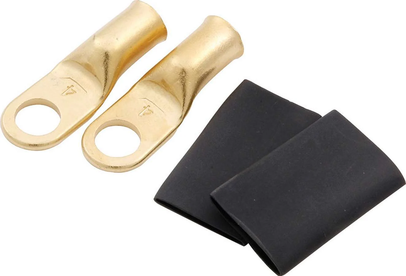 Allstar 76119 Ring Terminals 4 Gauge 3/8in Hole