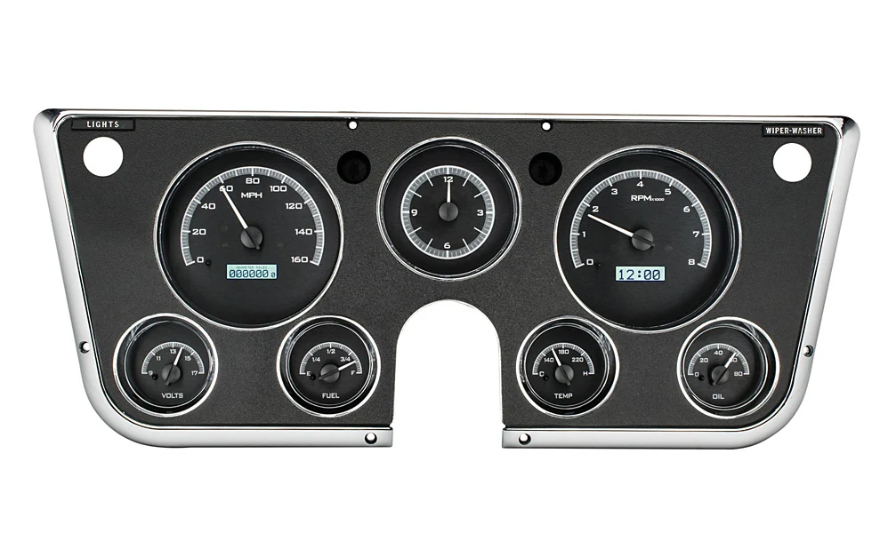 Dakota Digital VHX-67C-PA-K-W VHX Gauge Kit, 1967-72 Chevy / GMC Pickup