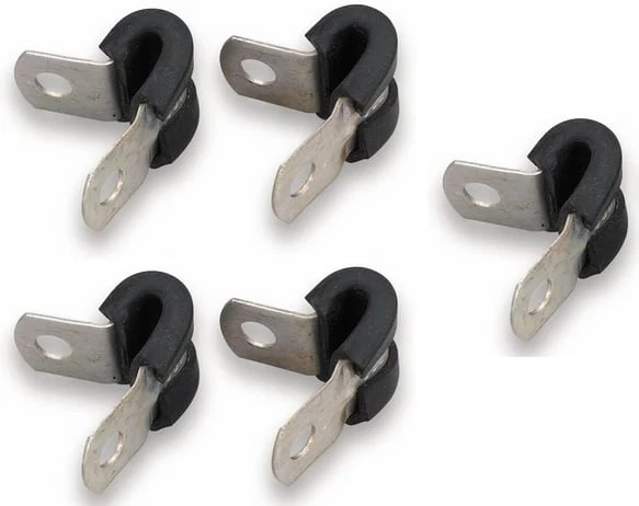 Earl's 171012ERL .750” Cushioned Hose Clamps Set of 5