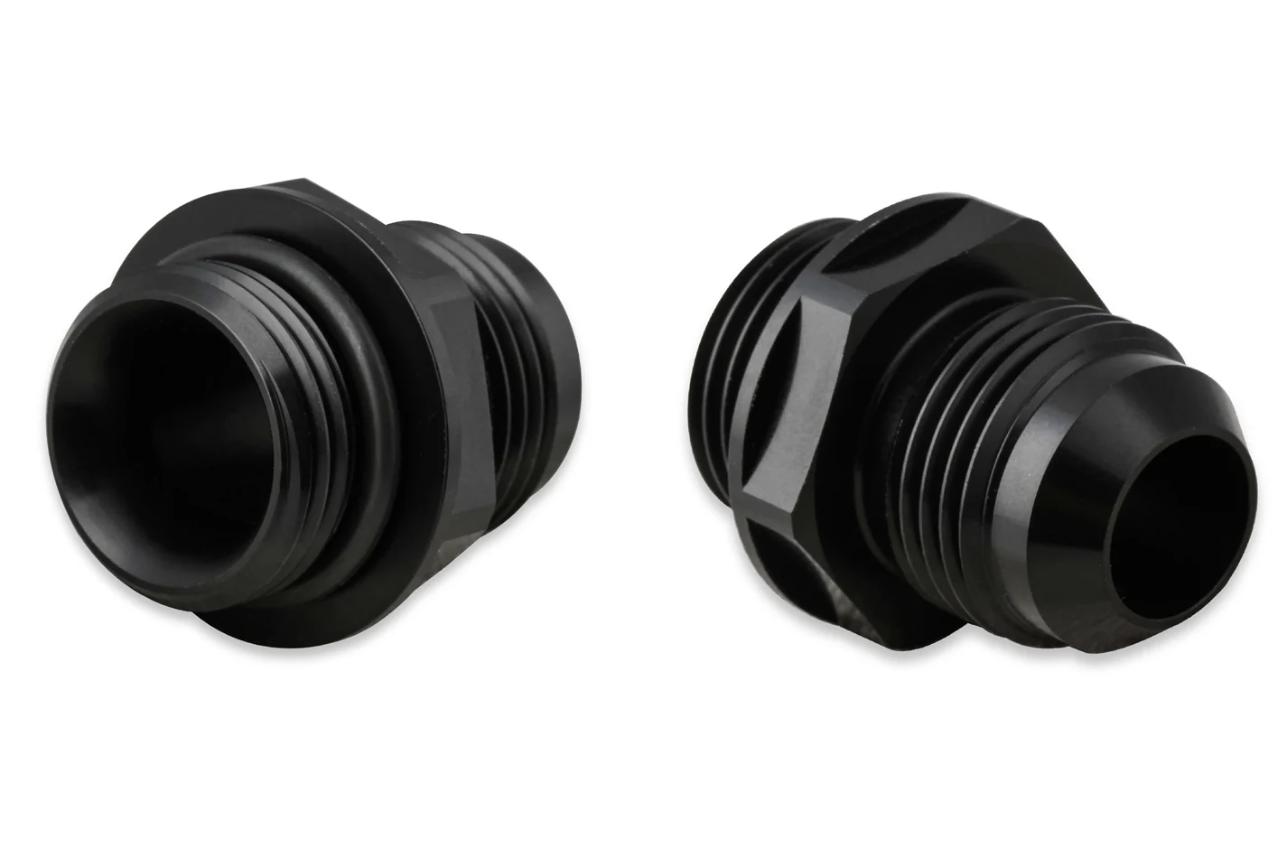 Earls AT585110ERL 10an Oil Cooler Adapter 2pk - Black