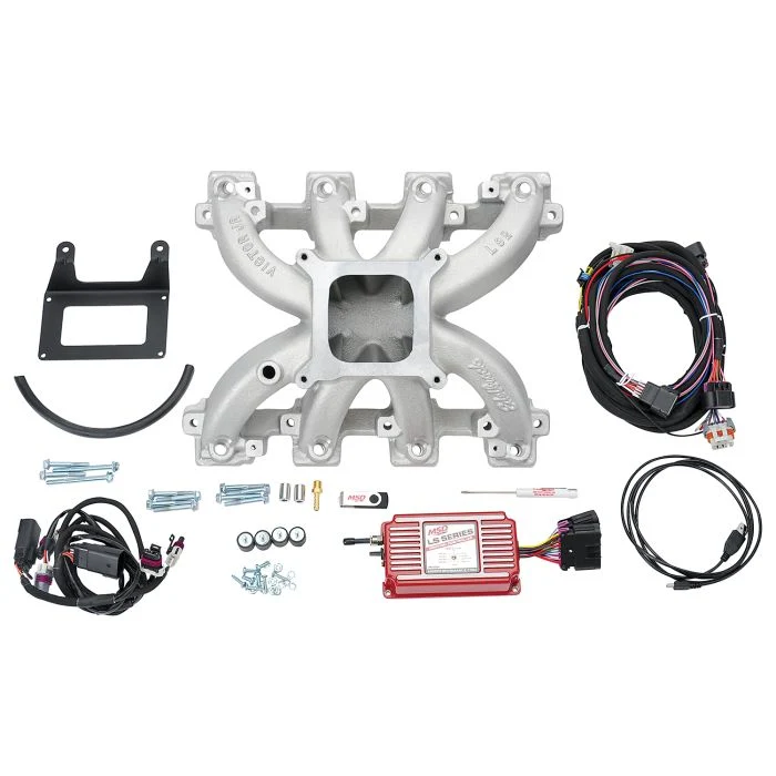 Edelbrock 28456 LS Victor Jr Gen IV EFI Intake Manifold & Timing Module