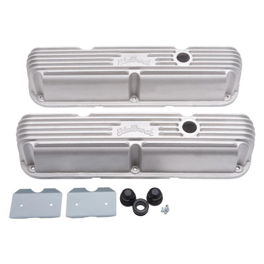 Edelbrock 41769 Classic Series Valve Covers SBM LA