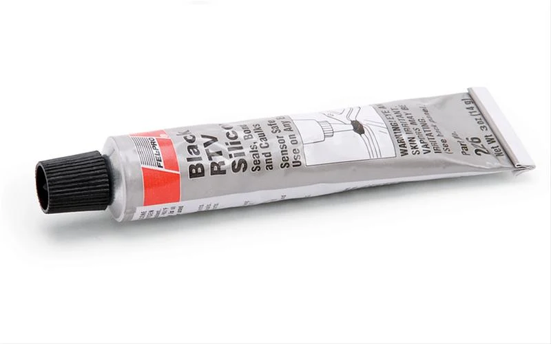 Edelbrock 1076 Black High-Temp Silicon Sealant, 3.00 oz Tube, Each