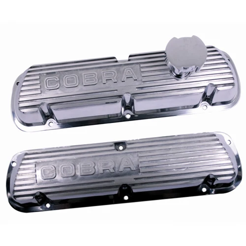 Ford M-6000-D302 Valve Covers Mustang Cobra EFI Polished **While Supplies Last
