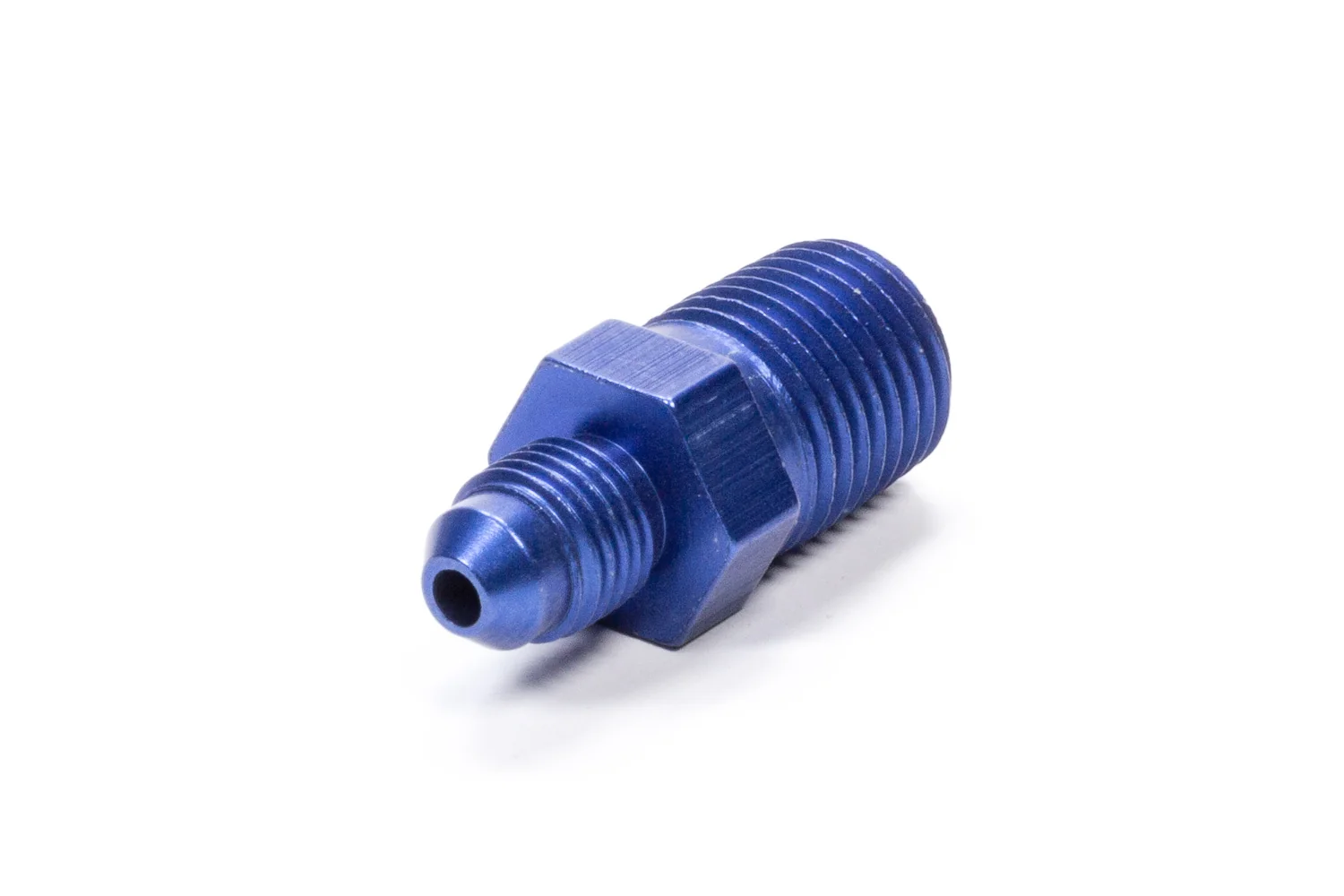 Fragola 481634 Blue -3 AN to 1/4” NPT Straight Adapter Fitting