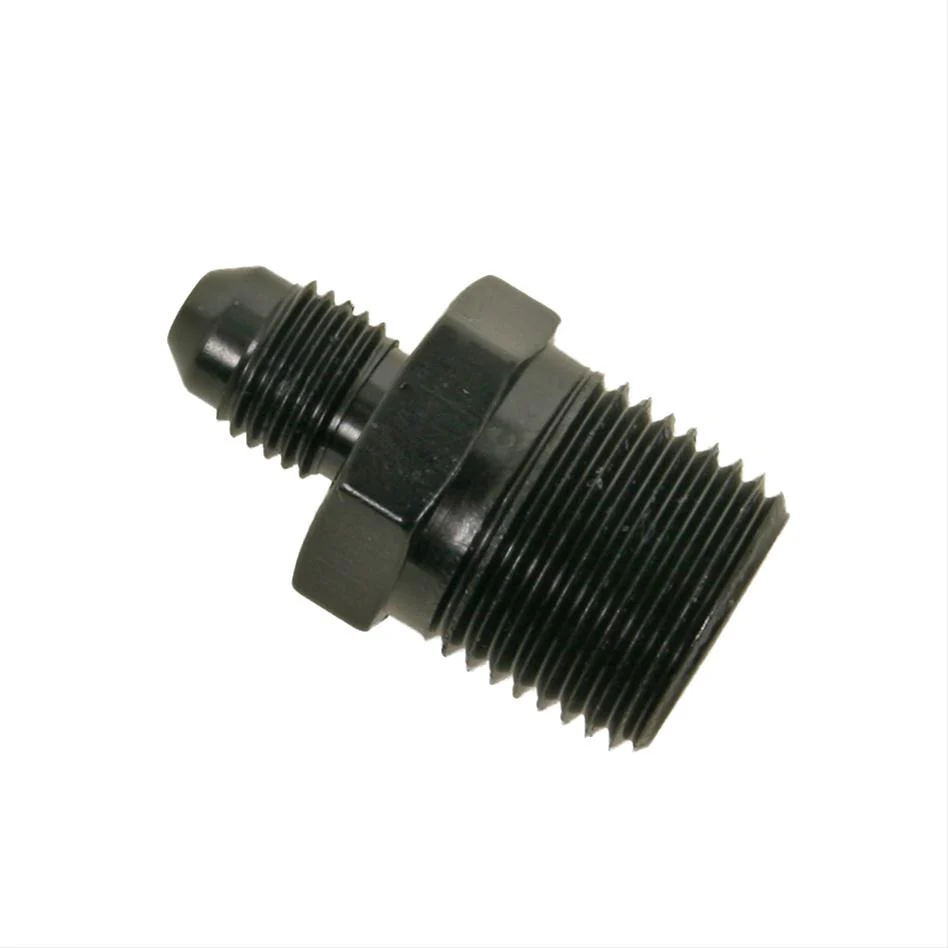 Fragola 481636-BL Black -3 AN to 3/8” NPT Straight Adapter Fitting