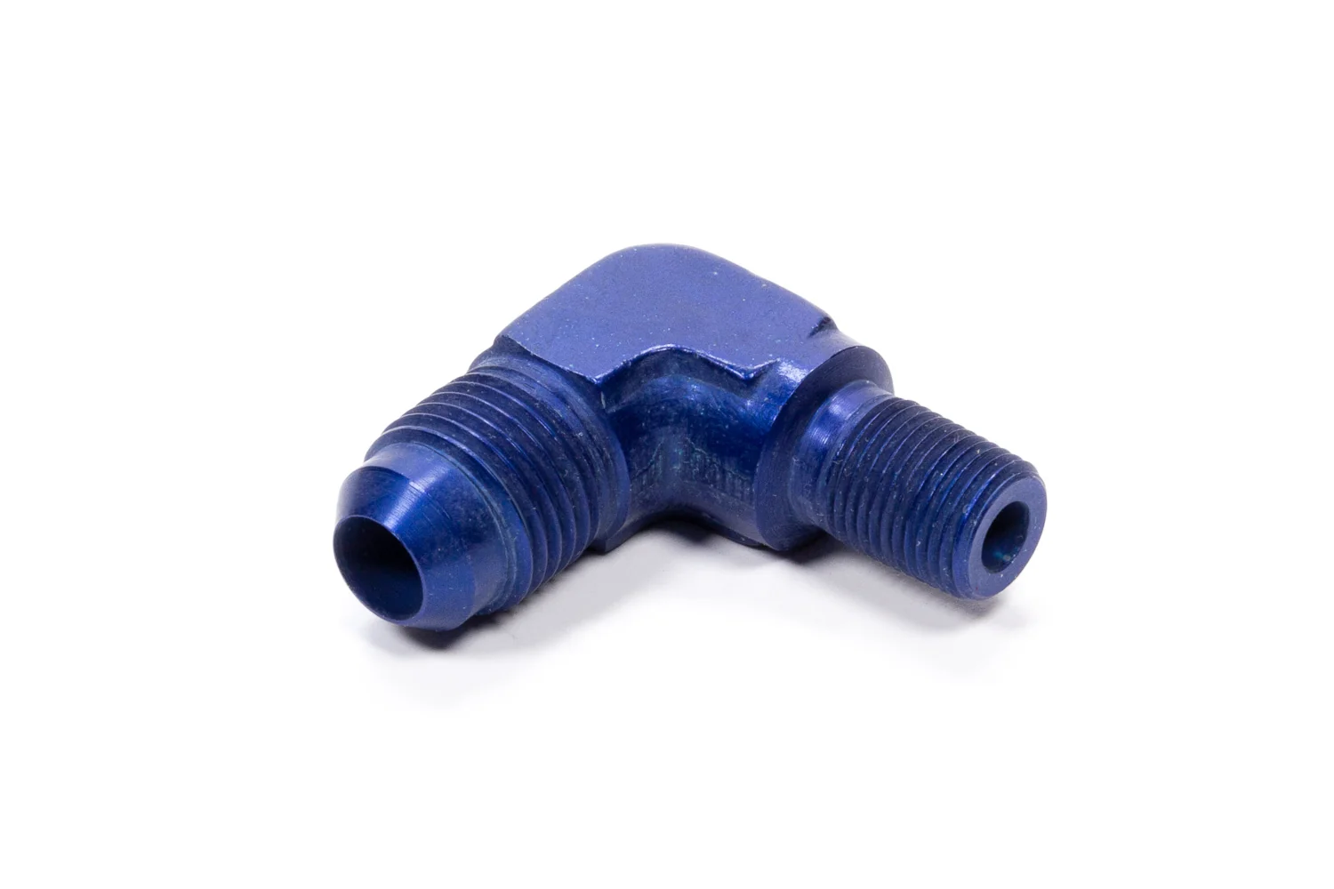 Fragola 482262 Blue -6 AN to 1/8” NPT 90 Degree Adapter Fitting