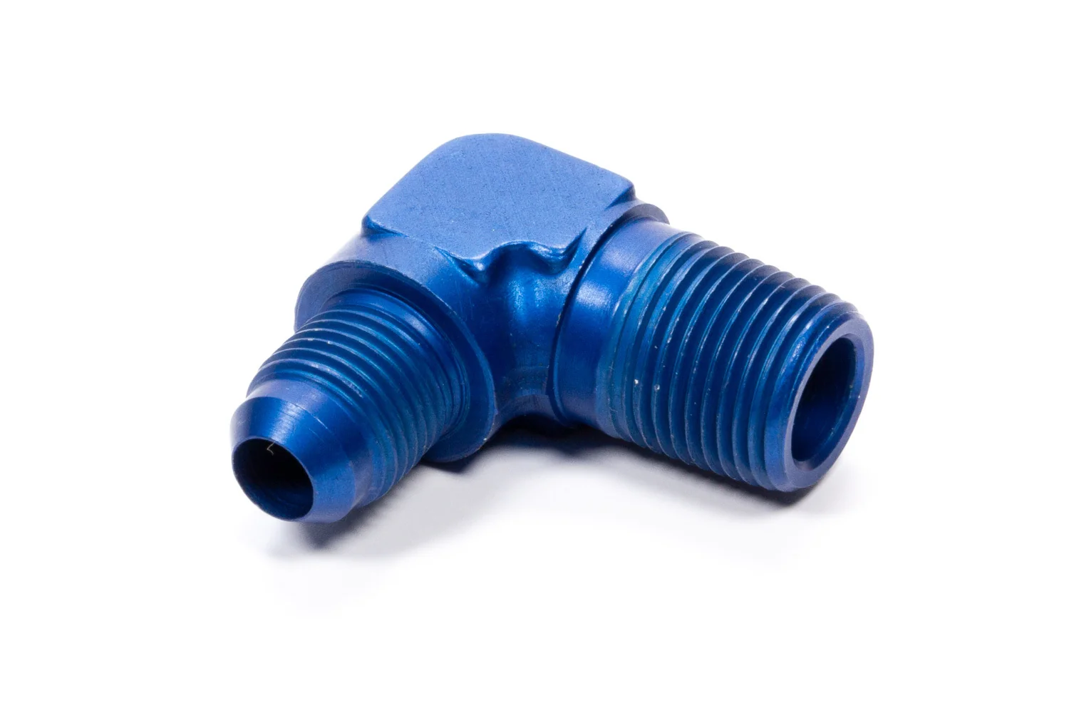 Fragola 482268 Blue -6 AN to 1/2” NPT 90 Degree Adapter Fitting
