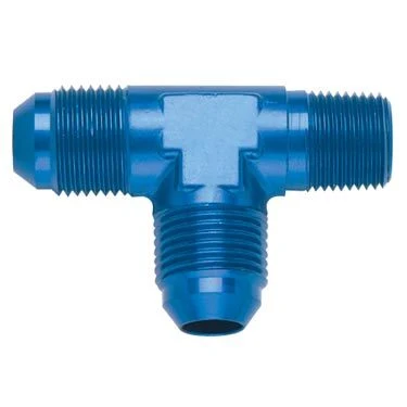 Fragola 482604 Blue -4 AN Tee 1/8 NPT on Run Fitting