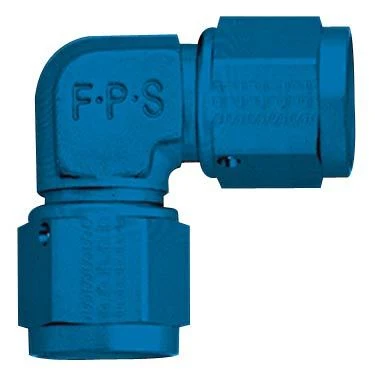 Fragola 496310 Blue -10 AN 90 Degree Union Coupler