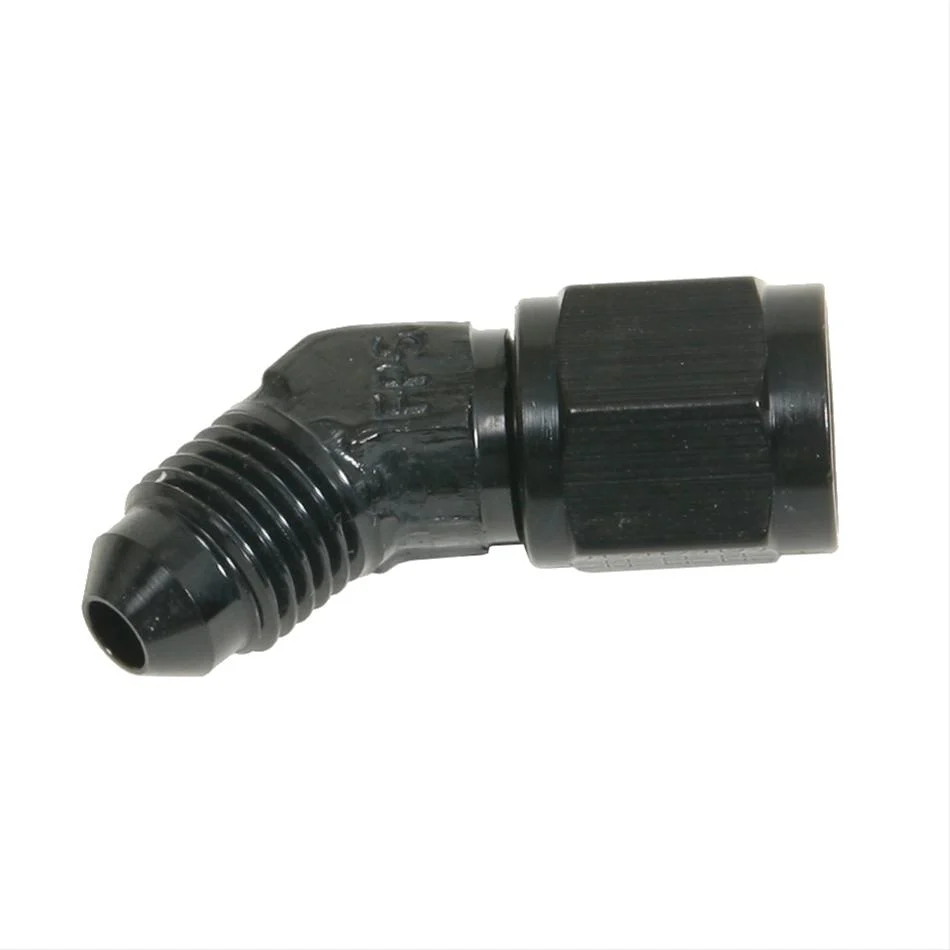 Fragola 498002-BL Black -4 AN 45 Degree Male to Female Swivel Fitting