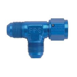Fragola 498302 Blue -4 AN Tee Female Swivel on Run Fitting
