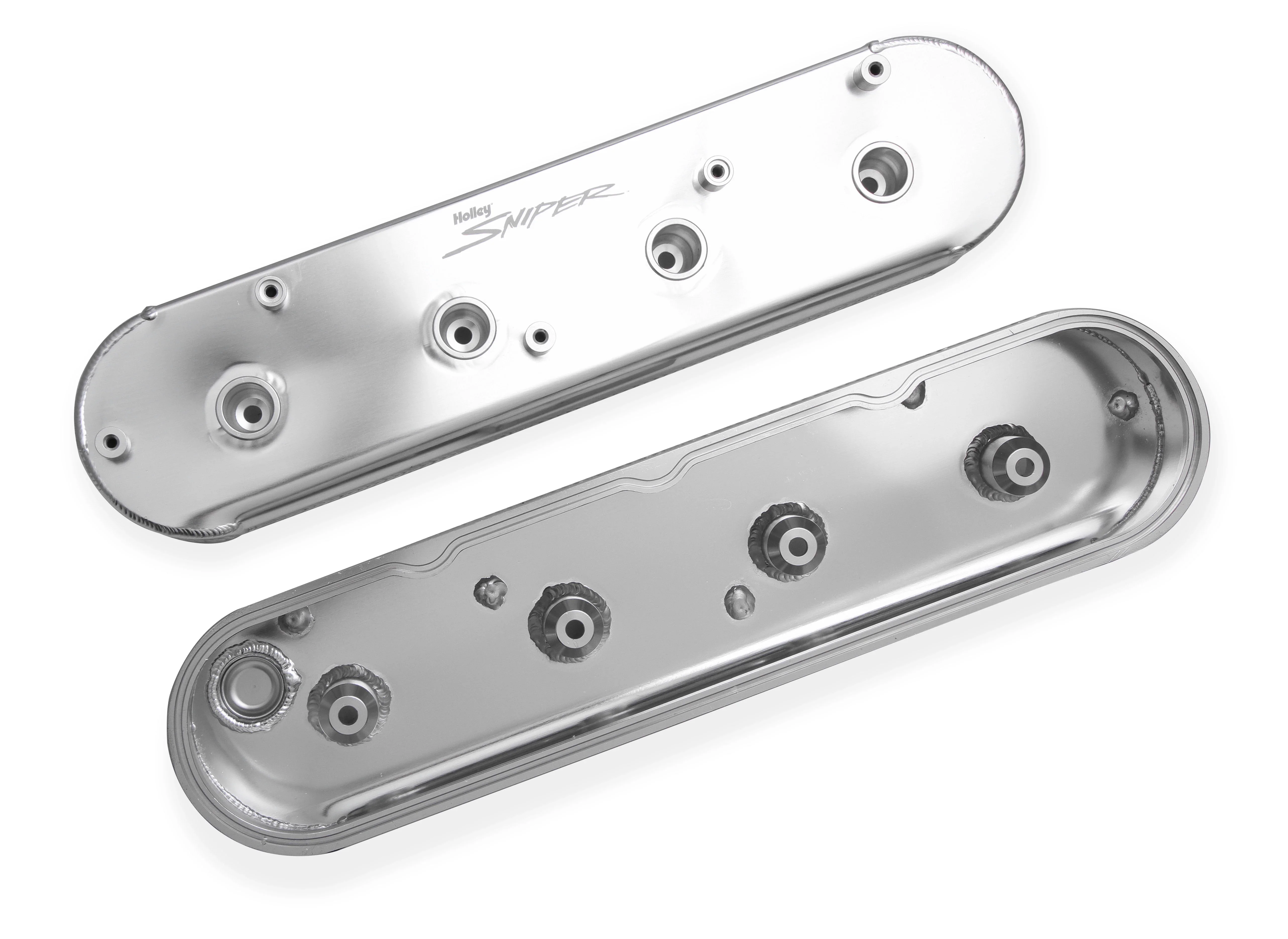 Holley 890014 Sniper Fabricated Valve Covers SGM LS Tall - Image 2