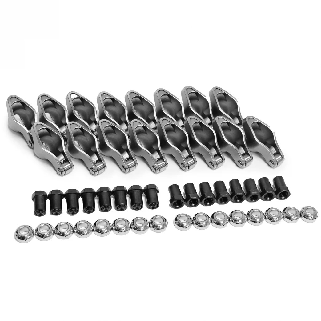 PRW Power 68455756 Sportsman Steel Pontiac Roller Tip Rocker Arms 1.52/1.65 Ratio 7/16 Stud