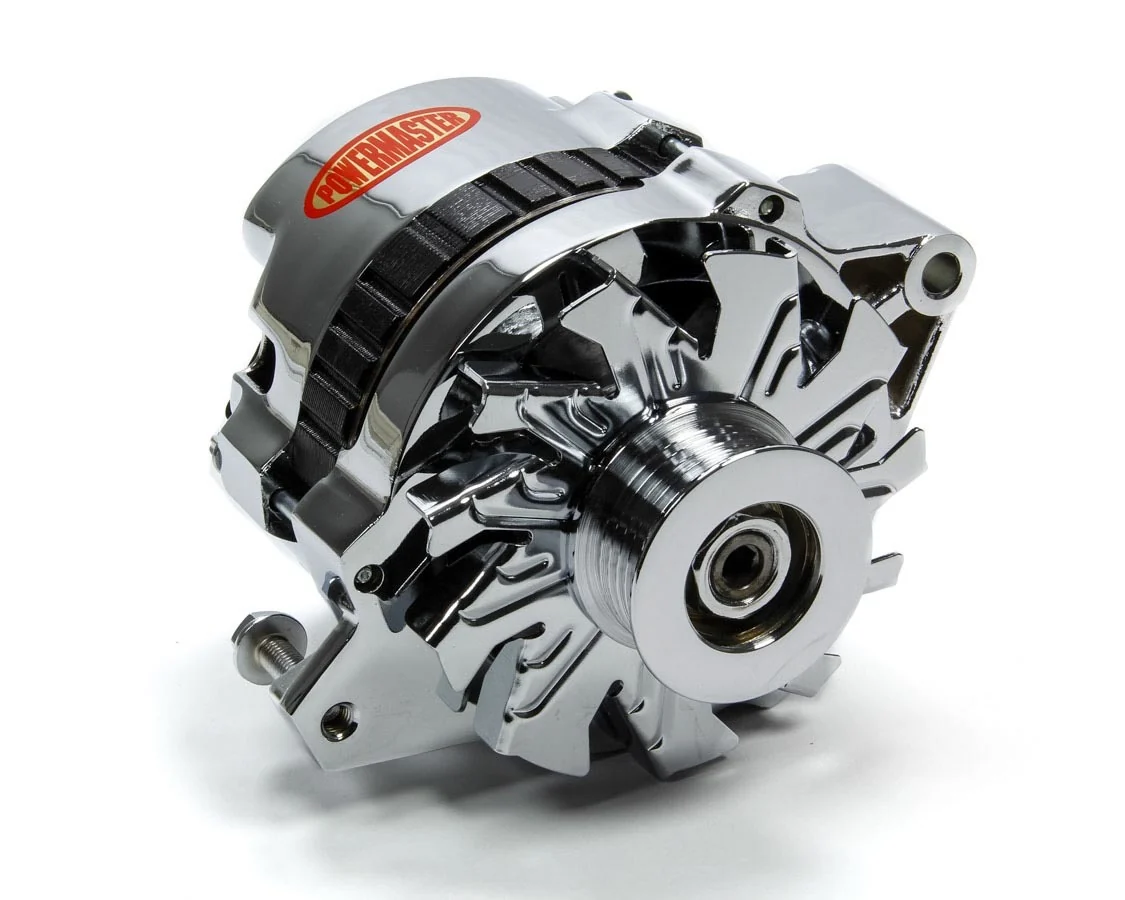 Powermaster 17802 GM CS130 Style Alternator 105 Amp Chrome