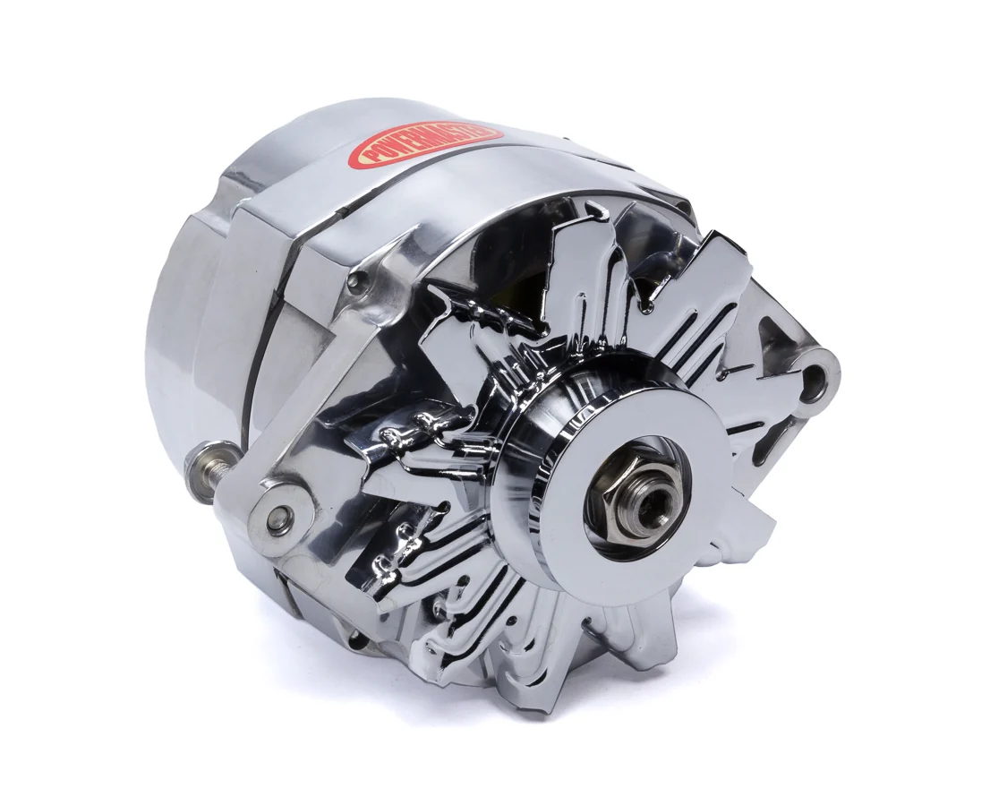 Powermaster 67127 Alternator GM 10SI 1V- Pulley 100 Amp Polished