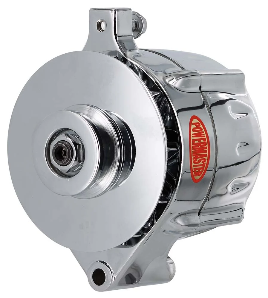 Powermaster 8-37101-344 Jeep Upgrade Alternator 100 Amp Chrome