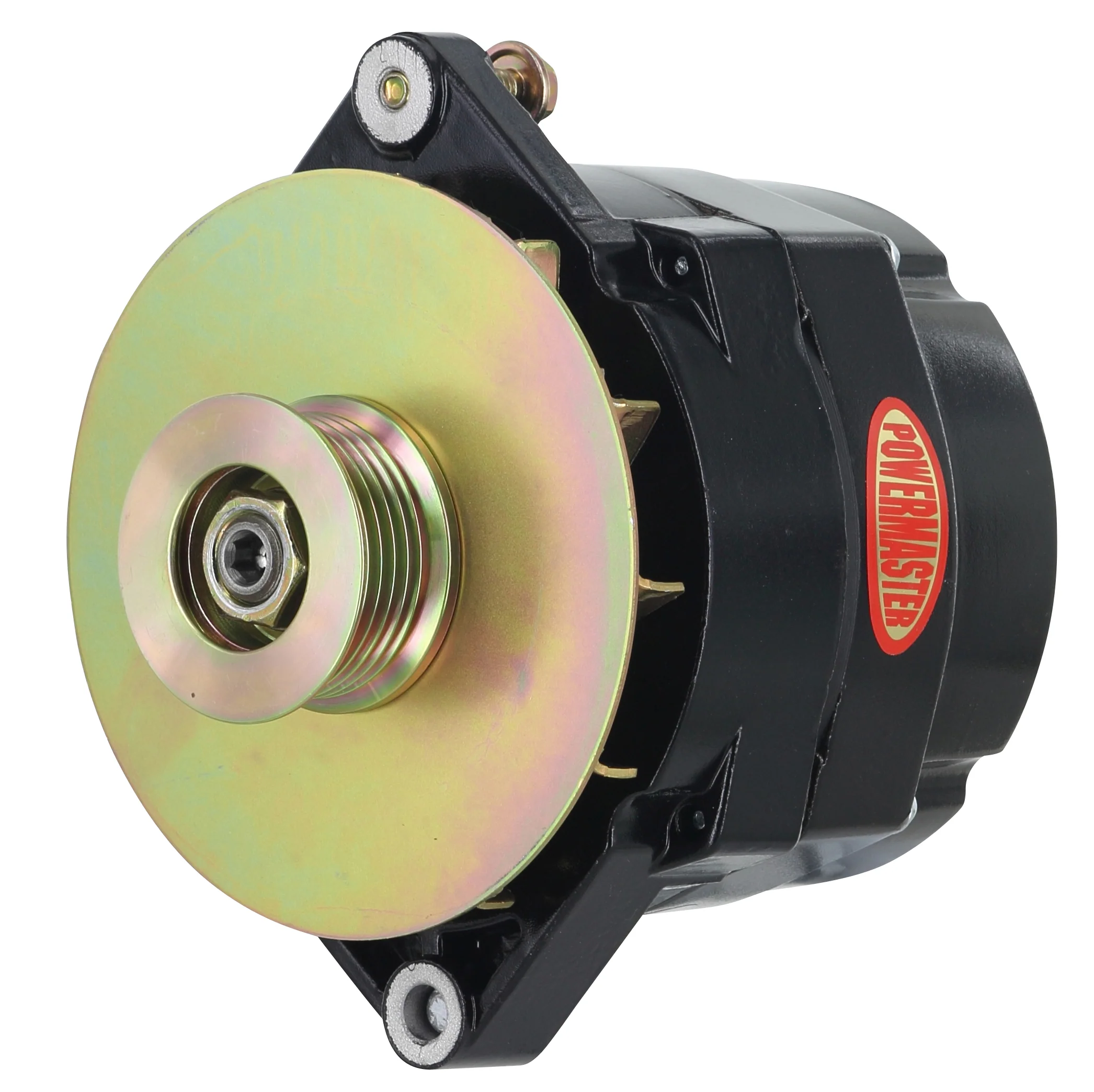 Powermaster 8-56140-347 Jeep Upgrade Alternator 150 Amp Black w/ Baffle