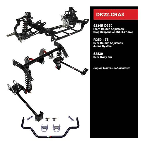 QA1 DK22-CRA3 Drag Kit Level 2 Mopar 1973-76 A-Body