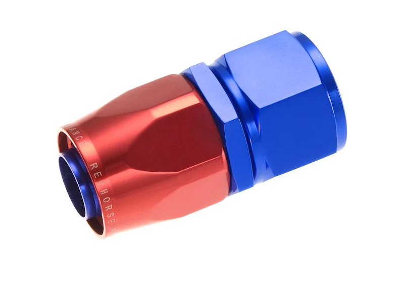 Redhorse Performance 1000-06-1 Swivel Seal Female Aluminum Hose End, -6 Straight, Blue