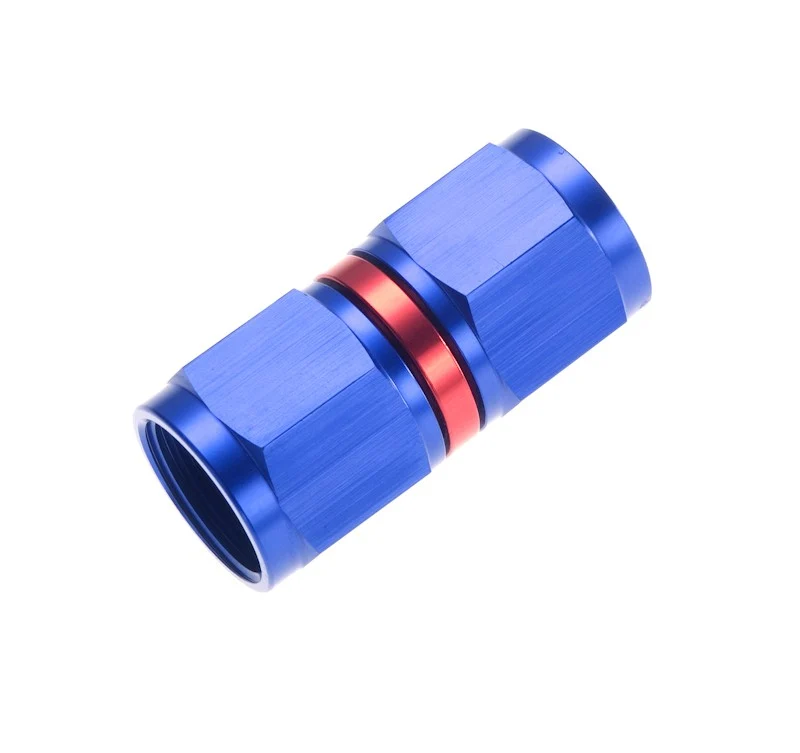 Redhorse Performance 8100-10-1 AN Female to AN Female Swivel Coupler, -10 Straight, Blue