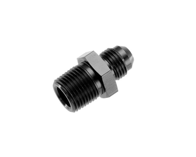 Redhorse Performance 816-06-02-2 AN Male to NPT Male Adapter, Black