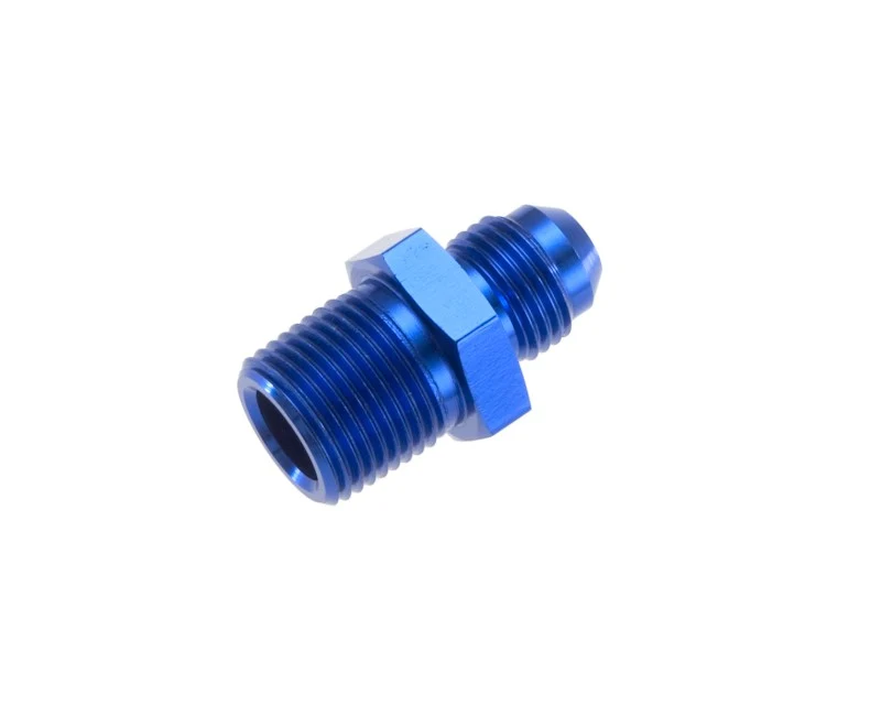 Redhorse Performance 816-08-12-1 AN Male to NPT Male Adapter, -8 Straight to 3/4", Blue