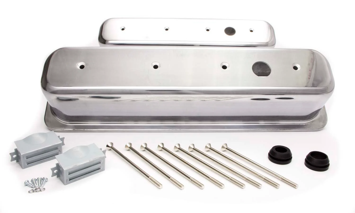 RPC R6146-1 Sbc Alum Tall Center Bolt V/C Plain Polished