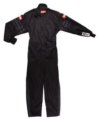 Racequip 1959991 Black Suit Single Layer Kids X-Small Black Trim