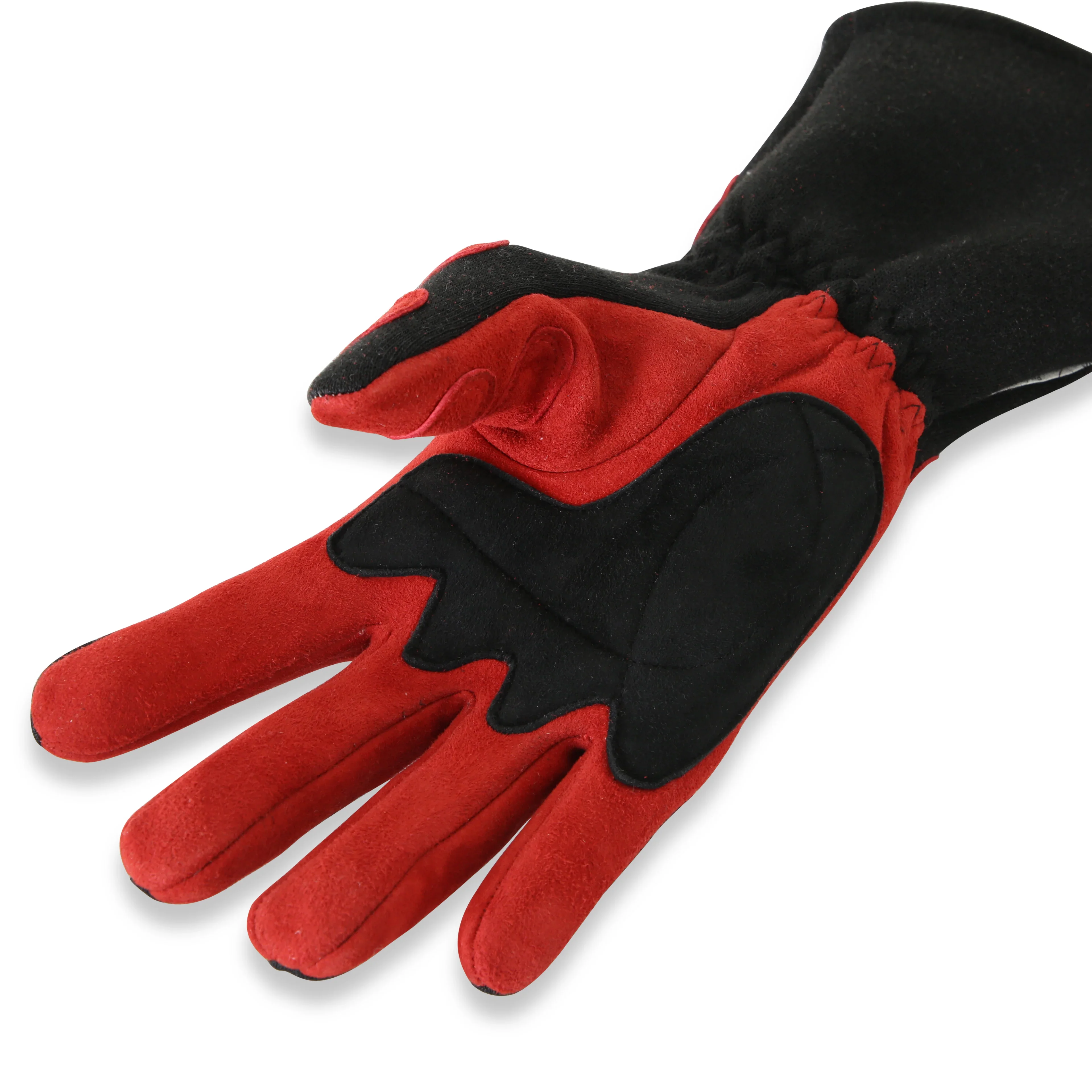 Racequip 358103 Gloves Outseam Black/Red Medium SFI-5 - Image 3