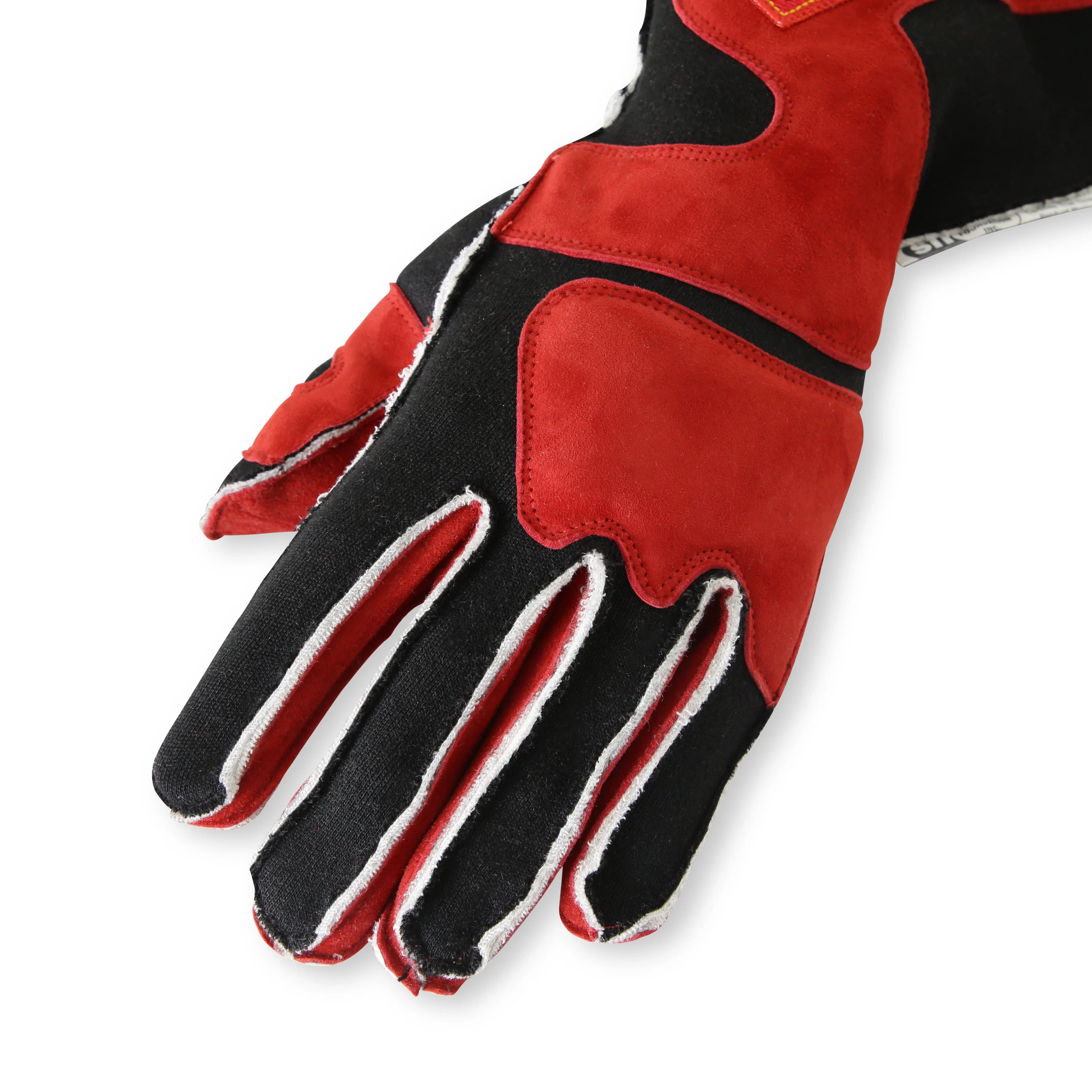 Racequip 359105 Gloves Outseam Black/Red Large SFI-5 - Image 4