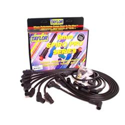 Taylor 74055 Spiro-Pro 8MM Spark Plug Wire Set SBF Black
